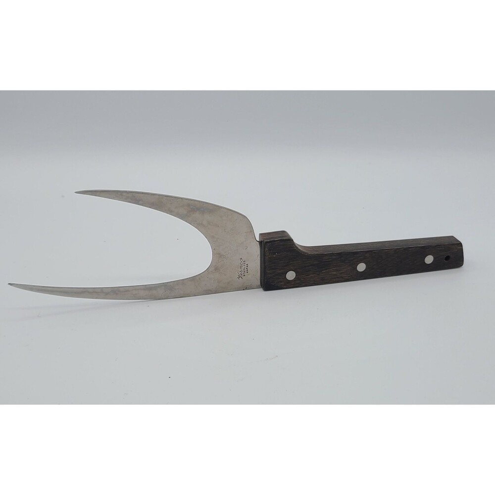 Vintage Vernco Meat Carving Claw Serving Fork Stainless